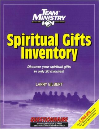 9781570520990 Team Ministry Spiritual Gifts Inventory Classic Edition Adult English