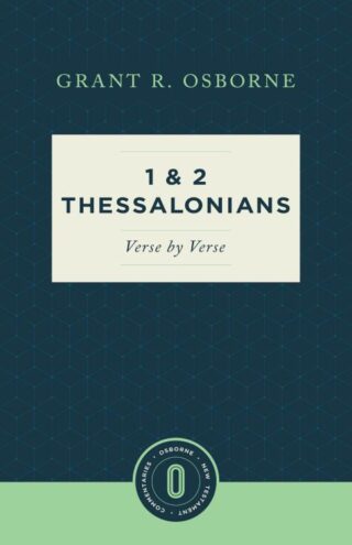 9781683590774 1 And 2 Thessalonians Verse By Verse