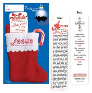 641520988913 Candy Cane Story Stocking Set