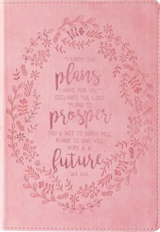 9781432124908 I Know The Plans Slimline LuxLeather Journal Jeremiah 29:11