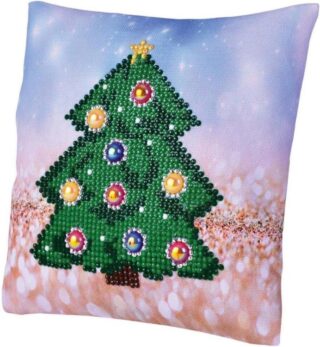 4897073242354 Diamond Dotz Christmas Tree Pillow