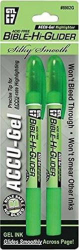 634989890248 Accu Gel Bible Hi Glider Highlighter 2 Pack