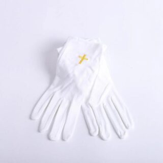 788200504589 Worship Gloves With Gold Cross