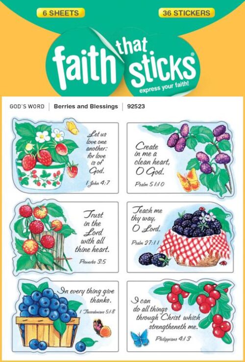 9781414392523 Berries And Blessings Stickers