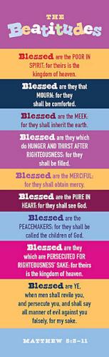 634337692487 Beatitudes Kids Version Bookmarks