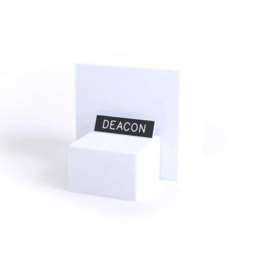 788200797271 Deacon Engraved Plastic Badge