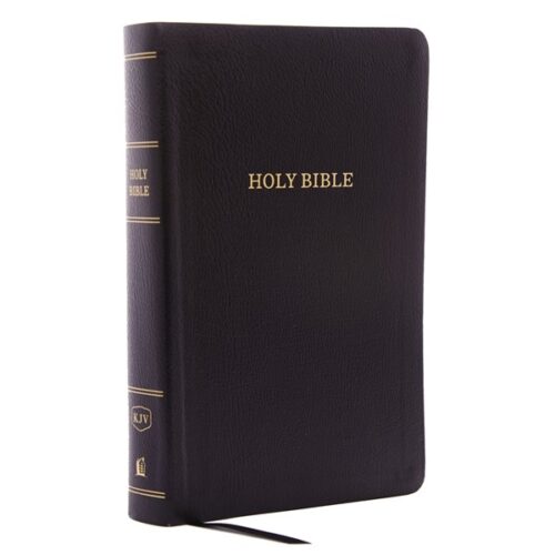 KJV Holy Bible Personal Size Giant Print Bonded Black Leather