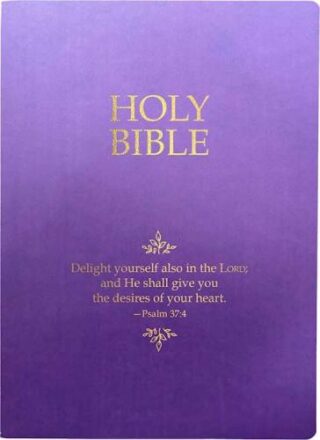 9798887691947 Sword Bible Large Print Delight Yourself In The Lord Life Verse Edition