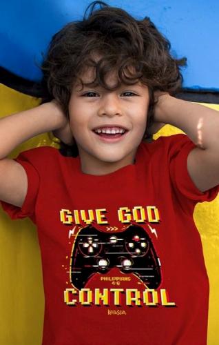 612978643815 Kerusso Kids Give God Control (4T (4 years) T-Shirt)