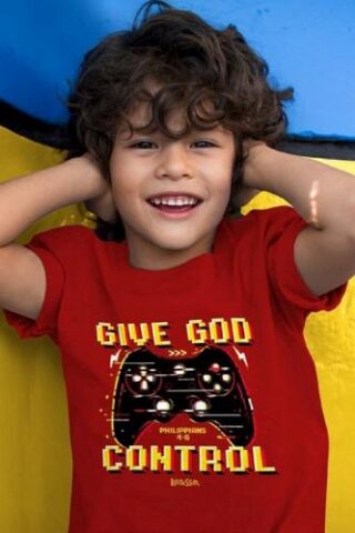 612978643846 Kerusso Kids Give God Control (Large T-Shirt)