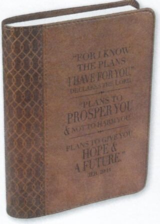 9781432108069 Jeremiah 29:11 Classic LuxLeather Journal