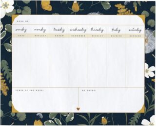 0195002467637 In Christ Alone Weekly Desk Planner