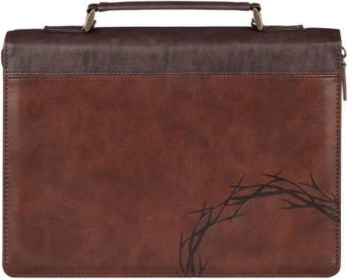 1220000721395 Premium Vegan Leather Inspirational Bible Cover for Men & Women: Amazing Grace w