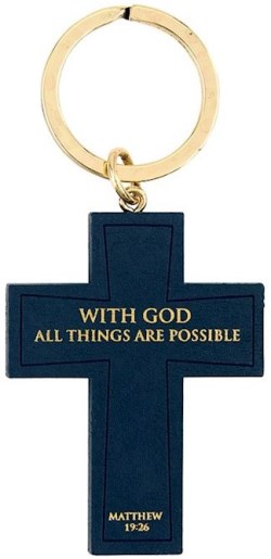 195002558175 With God All Things Are Possible Key Chain