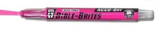 634989792078 Accu Dry Bible Brites Hightlighter Pink