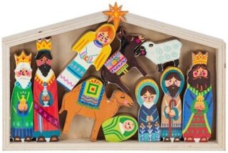 696322801212 Nativity Scene With Creche