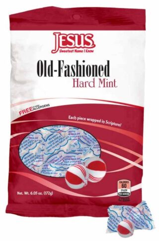 641520088002 Old Fashion Hard Peppermint Candy Bag 28 Pieces
