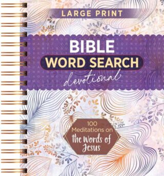 9781424571598 100 Meditations On The Words Of Jesus Bible Word Search Devotional (Large Type)