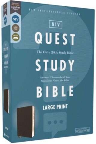 9780310465829 Quest Study Bible Large Print Comfort Print