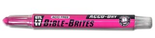 634989792078 Accu Dry Bible Brites Hightlighter Pink