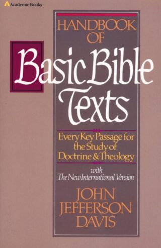 9780310437116 Handbook On The Basic Bible Texts