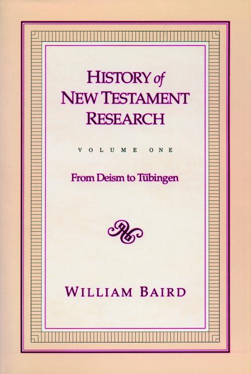 9780800626266 History Of New Testament Research Volume One