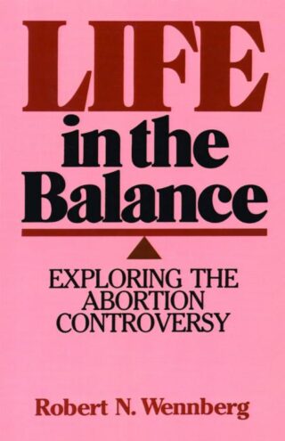 9780802800619 Life In The Balance A Print On Demand Title
