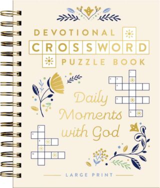 9798886033755 Devotinal Crossword Puzzle Book Daily Moments With God (Large Type)