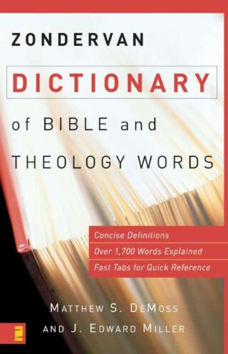 9780310240341 Zondervan Dictionary Of Bible And Theology Words